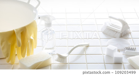 Image of cleaning tools and general cleaning Image of cleaning tools and general cleaning 109203499