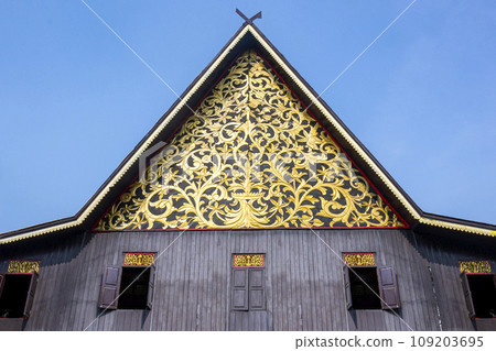Indonesian traditional houses Indonesian traditional houses 109203695