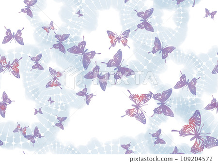 夢幻般的蝴蝶背景，壁紙（無縫） 109204572