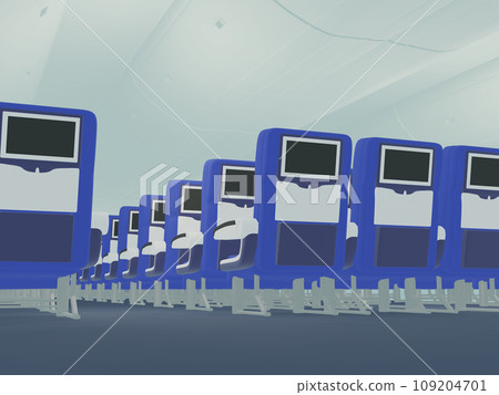 空飛機上的座位 空飛機上的座位 109204701