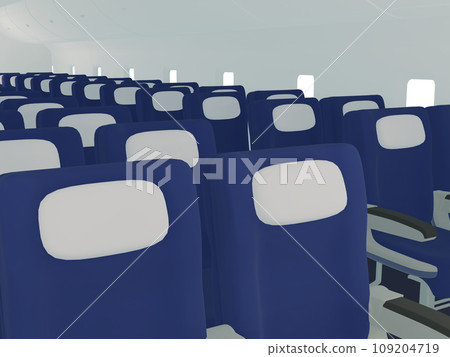 空飛機上的座位 空飛機上的座位 109204719