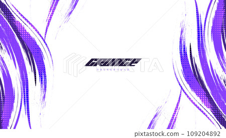 Abstract and Colorful Brush Background with Halftone Effect. Grunge Background. Brush Stroke Illustration for Banner, Poster, or Sports Background. Scratch and Texture Elements For Design Abstract and Colorful Brush Background with Halftone Effect. Grunge Background. Brush Stroke Illustration for Banner, Poster, or Sports Background. Scratch and Texture Elements For Design 109204892
