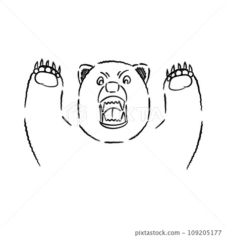 Realistic bear illustration 07 109205177