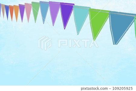 旗幟和天空在天空中游泳 旗幟和天空在天空中游泳 109205925