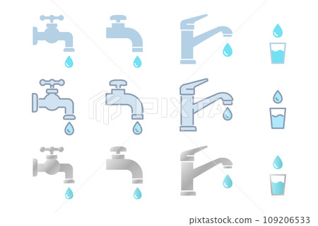 水龍頭,可愛的廚房廚房向量圖圖示彩色素材 水龍頭,可愛的廚房廚房向量圖圖示彩色素材 109206533