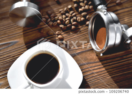 Caffè tamper Foto Stock, Caffè tamper Immagini