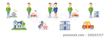 Different Insurance Case as Security and Protection Vector Icon Set Different Insurance Case as Security and Protection Vector Icon Set 109207257