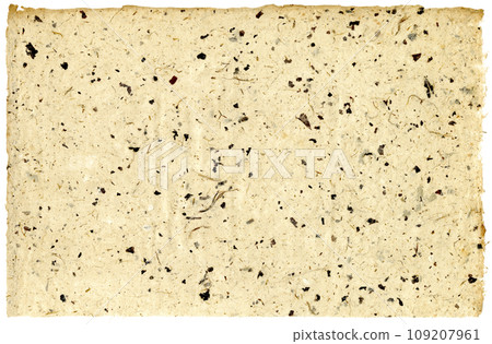 Early miscellaneous Japanese paper found on the back of a vintage Japanese book 109207961