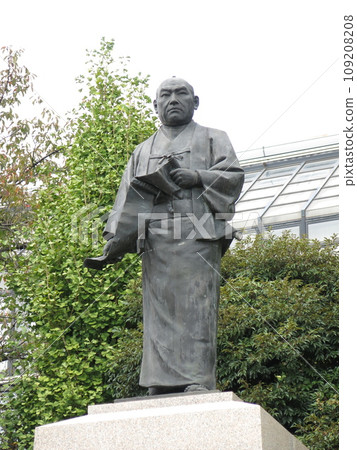東京港區高輪泉岳寺的大石倉野助男銅像 東京港區高輪泉岳寺的大石倉野助男銅像 109208208