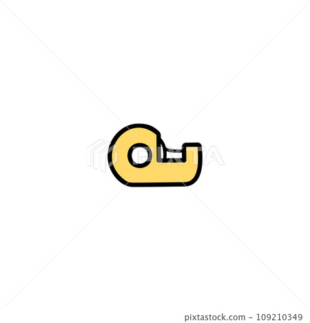 Simple cellophane tape illustration 109210349