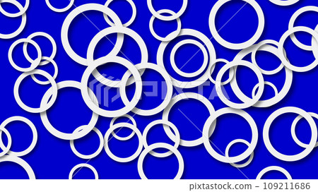 Abstract background of rings with shadows Abstract background of rings with shadows 109211686