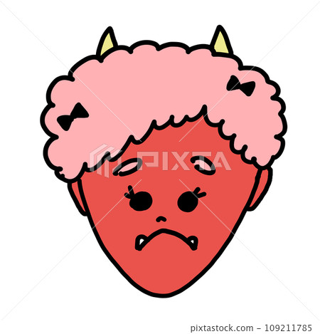 Illustration of a stylish red demon Illustration of a stylish red demon 109211785