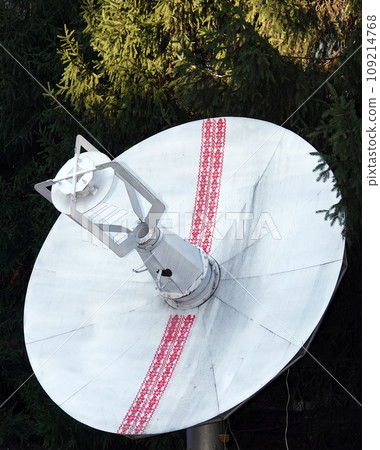 Kiev Ukraine January 2, 2021: Radar for tracking objects 109214768