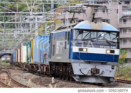 Tokaido Main Line Manazuru JR Freight EF210-140 (Suita) 109216074