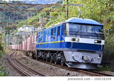 東海道本線 睡川-早川 JR Freight EF210-358(新鶴見) 東海道本線 睡川-早川 JR Freight EF210-358(新鶴見) 109216104