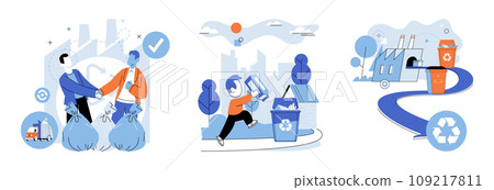 Clean city. Vector illustration. It prioritizes renewable energy sources, promotes energy efficiency, and reduces greenhouse gas emissions By embracing green technology and sustainable infrastructure Clean city. Vector illustration. It prioritizes renewable energy sources, promotes energy efficiency, and reduces greenhouse gas emissions By embracing green technology and sustainable infrastructure 109217811