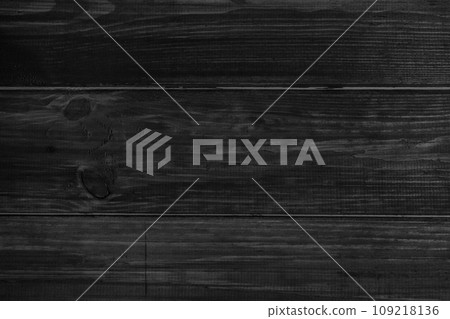 Black Wood Floor Table Board Texture Surface Wooden Background Plank Desk 109218136