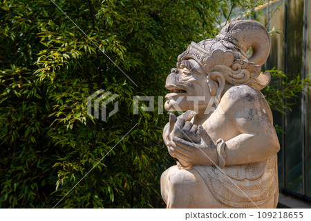 Balinese stone sculpture, traditional balinese statue. Asia and Indonesia culture 109218655