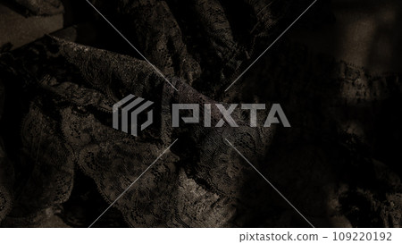 Background material background 4k texture black black concept lace decoration 109220192