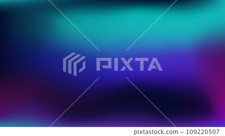 Turquoise blue multicolored blurred poster. Vector deep ocean style design. Cobalt black background for flyer, social media, ad, wallpaper, card, presentation. Indigo plum violet abstract gradient.  109220507