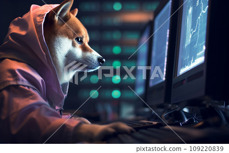 futuristic shiba inu futuristic shiba inu 109220839