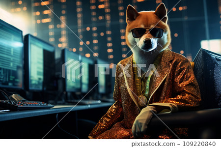 futuristic shiba inu 109220840
