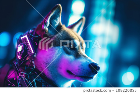 futuristic shiba inu futuristic shiba inu 109220853