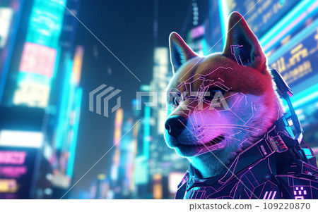 futuristic shiba inu futuristic shiba inu 109220870