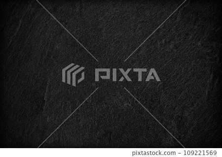 Dark grey black slate background or texture. 109221569