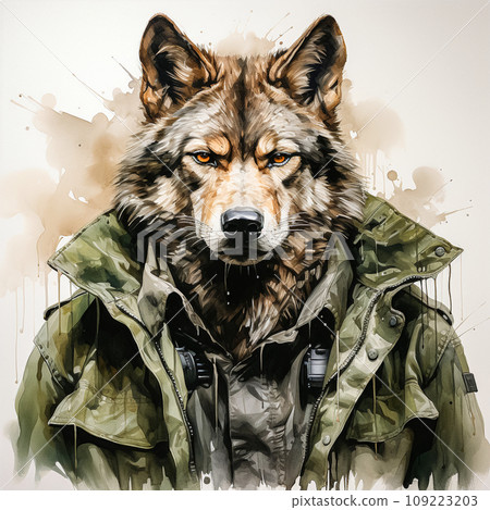 The Essence of the Wolf in Watercolor The Essence of the Wolf in Watercolor 109223203
