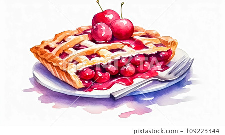 a delectable slice of berry pie 109223344