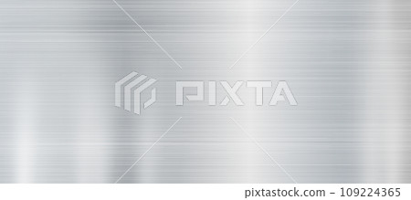 Panoramic background silver steel metal texture - Vector Panoramic background silver steel metal texture - Vector 109224365