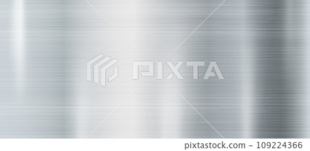 Panoramic background silver steel metal texture - Vector Panoramic background silver steel metal texture - Vector 109224366