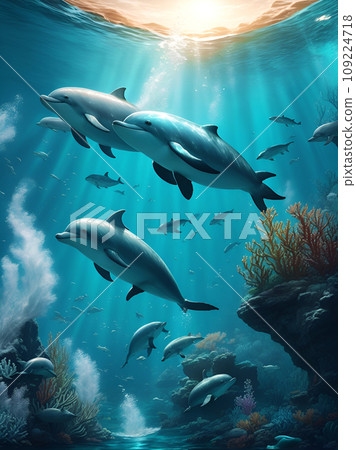 海豚“AI生成圖像” 109224718