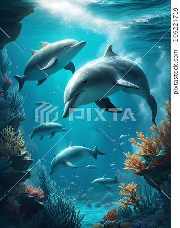 Dolphin “AI generated image” Dolphin “AI generated image” 109224719