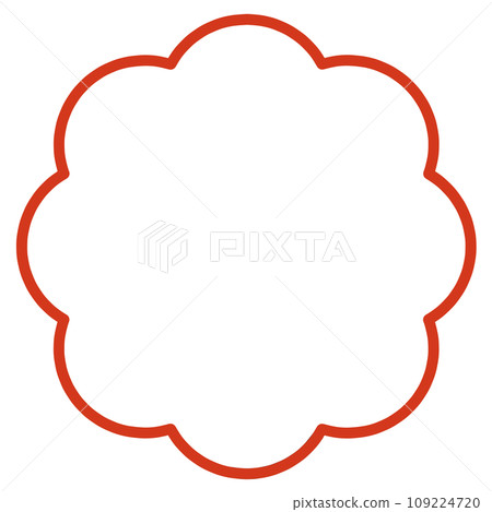 flower shaped copy space 109224720