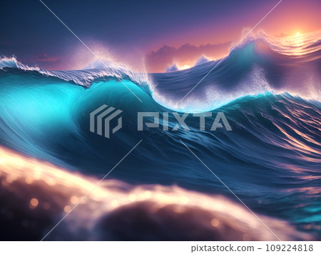 Wave “AI generated image” 109224818