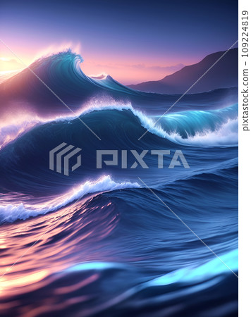 Wave “AI generated image” 109224819