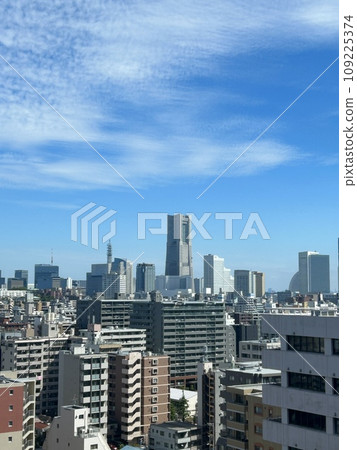 夏天的天空和橫濱市 夏天的天空和橫濱市 109225374