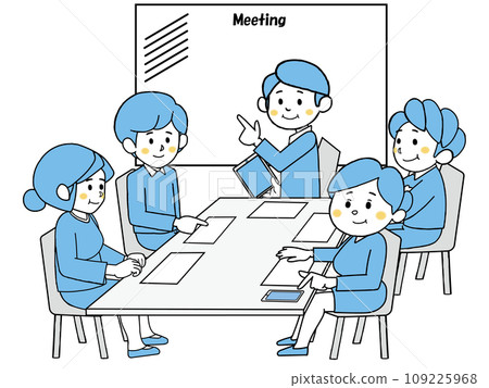 商務會議_5人小組會議期間 商務會議_5人小組會議期間 109225968