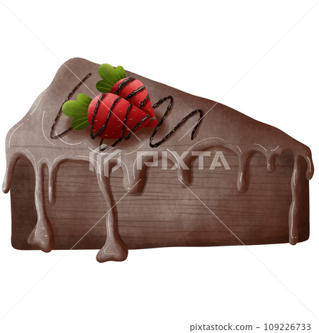 Cheesecake with cream  109226733