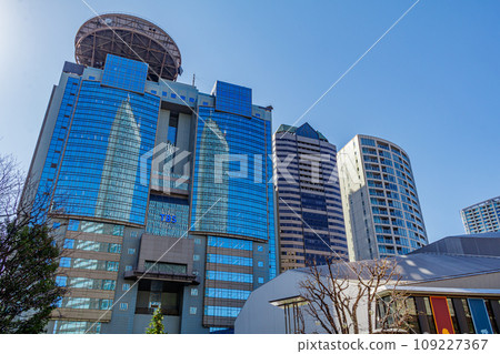 [東京的都會景觀] 赤坂的都會景觀（TBS放送中心） 109227367