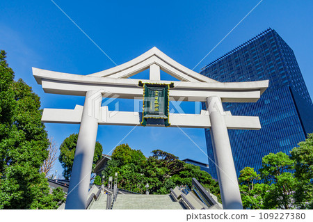 [東京的都會景觀] 日枝神社週邊的都會景觀 109227380