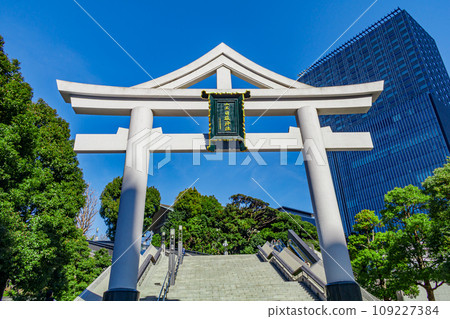 [Urban landscape of Tokyo] Urban landscape around Hie Shrine 109227384