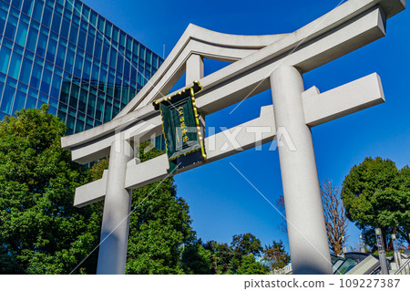 [東京的都會景觀] 日枝神社週邊的都會景觀 109227387