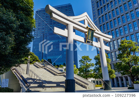 [東京的都會景觀] 日枝神社週邊的都會景觀 109227396