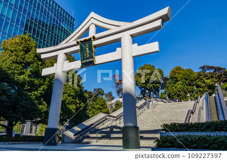 [Urban landscape of Tokyo] Urban landscape around Hie Shrine 109227397