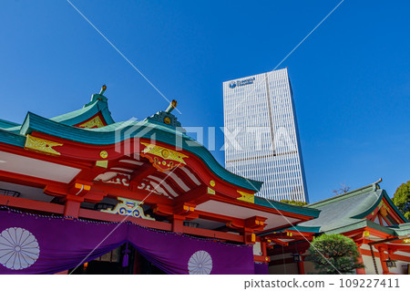 [東京的都會景觀] 日枝神社週邊的都會景觀 109227411