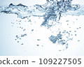 Underwater splashes and splashes - aggressive materials 109227505