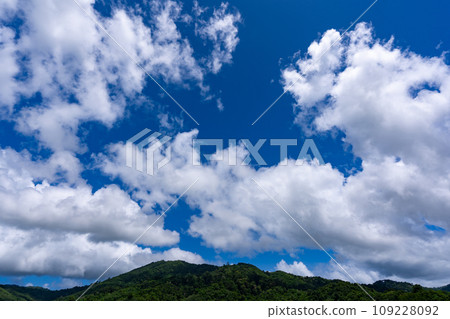 Beautiful blue sky white clouds nature environment background Beautiful blue sky white clouds nature environment background 109228092